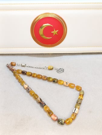 İSA BALKAYA USTA YAPIMI SIKMA KEHRİBAR TESBİH