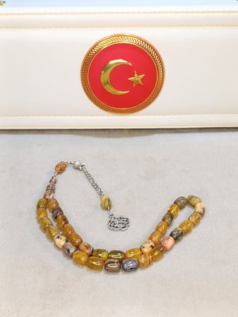 İSA BALKAYA USTA YAPIMI SIKMA KEHRİBAR TESBİH