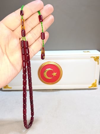 Osmanlı Sıkma Kehribar Yeni Döküm İsa Balkaya Usta Yapımı