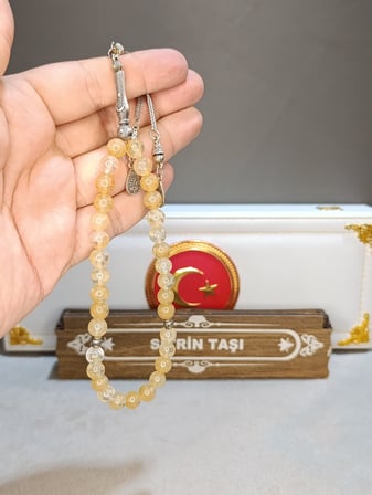SİTRİN TAŞI TESBİH DOĞALTAŞ