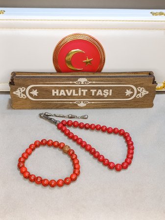 HAVLİT TAŞI DOĞALTAŞ BİLEKLİK SET
