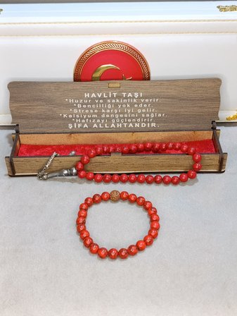 HAVLİT TAŞI DOĞALTAŞ BİLEKLİK SET