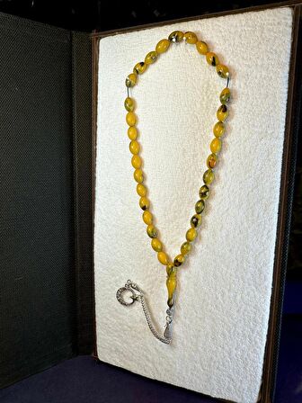 SARI - YEŞİL SIKMA ÇUBUK KEHRİBAR BEYZİ KESİM T-134