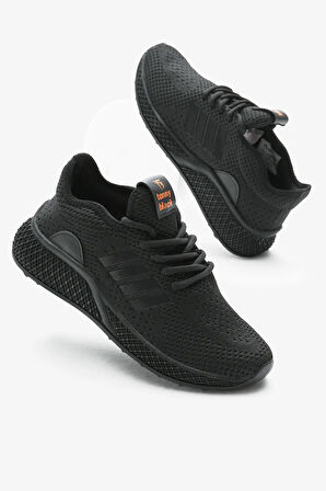 Unisex Ortopedik Spor Ayakkabı Şeritli Bağcıklı Hava Alan Ultra Rahat Hafif Taban Sneaker T-135