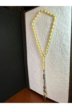 BEYRUT MONOMER TESBİH 7MMX10MM SARI RENKLİ T-289