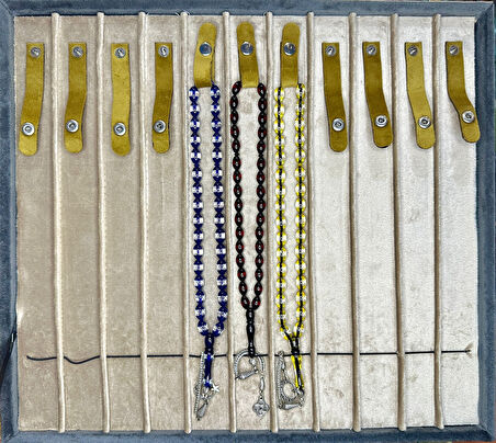 3 ADET SÜRMELİ UÇAK CAMI TESBİH T-474