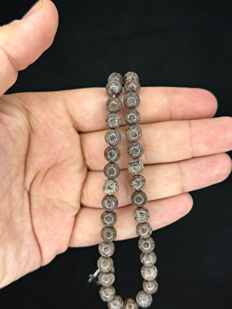 JASPER TAŞI DOĞALTAŞ TESBİH KÜRE KESİM T-499