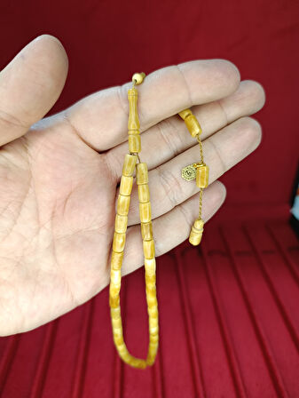 CİLASIZ HAM KUKA TESBİH KESME KESİM NİHAT ERTUĞRUL USTA 9MMX5MM T-819