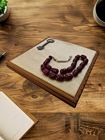 ÇUBUK KEHRİBAR TESBİH EFE BOY ŞAK ŞAK BABALAR GÜNÜ SEVGİLİYE HEDİYE T-846