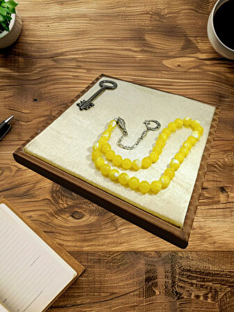 BEYRUT DAMLA KEHRİBAR TESBİH KÜRE KESİM BABALAR GÜNÜ SEVGİLİYE HEDİYE T-848