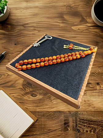 SIKMA KEHRİBAR TESBİH RÜZGAR GÜLÜ BABALAR GÜNÜ SEVGİLİYE HEDİYE T-851