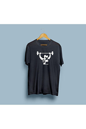 Oversize Çiftlere özel Tasarımlı unisex Gym / fitness T-shirt