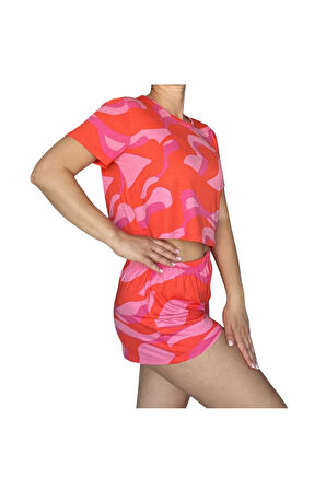 T-Shirt Şort Örme Pijama Takımı