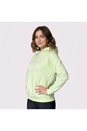 Oversize Kanguru Cepli Kapüşonlu Sweatshirt