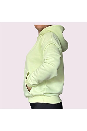 Oversize Kanguru Cepli Kapüşonlu Sweatshirt