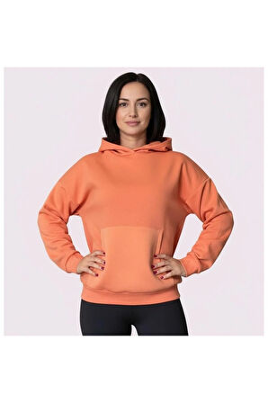 Oversize Kanguru Cepli Kapüşonlu Sweatshirt