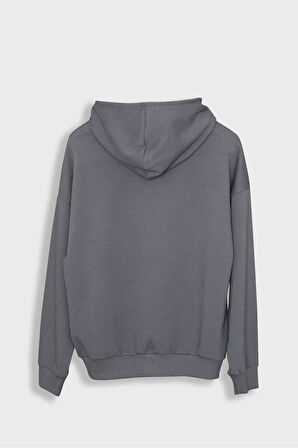 Oversize Kanguru Cepli Kapüşonlu Sweatshirt