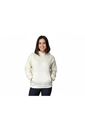 Oversize Kanguru Cepli Kapüşonlu Sweatshirt