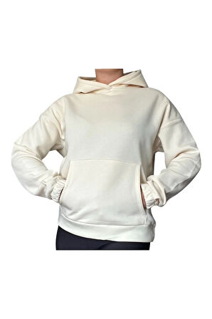Oversize Kanguru Cepli Kapüşonlu Sweatshirt