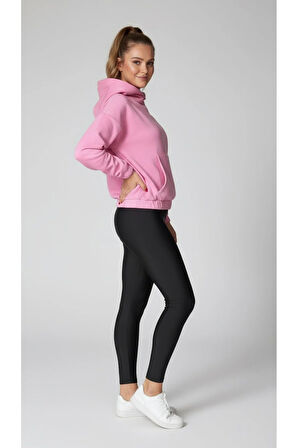 Oversize Kanguru Cepli Kapüşonlu Sweatshirt