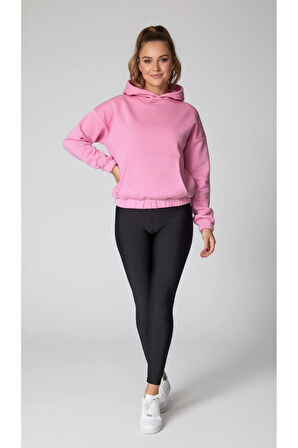Oversize Kanguru Cepli Kapüşonlu Sweatshirt