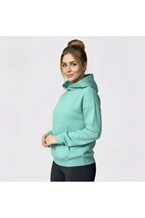 Oversize Kanguru Cepli Kapüşonlu Sweatshirt