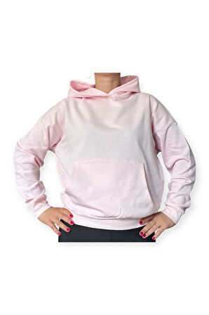 Oversize Kanguru Cepli Kapüşonlu Sweatshirt