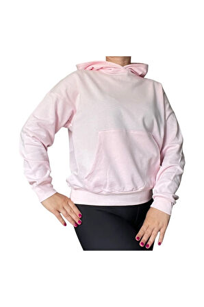 Oversize Kanguru Cepli Kapüşonlu Sweatshirt