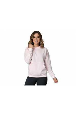 Oversize Kanguru Cepli Kapüşonlu Sweatshirt