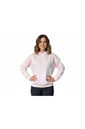 Oversize Kanguru Cepli Kapüşonlu Sweatshirt
