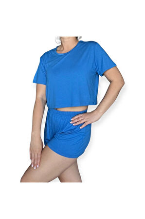 T-Shirt Şort Örme Pijama Takımı