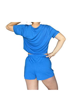 T-Shirt Şort Örme Pijama Takımı