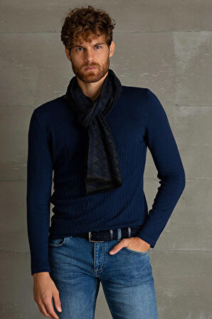 Erkek Lacivert Slim Fit Triko Kazak G021GL0TK.000.670045