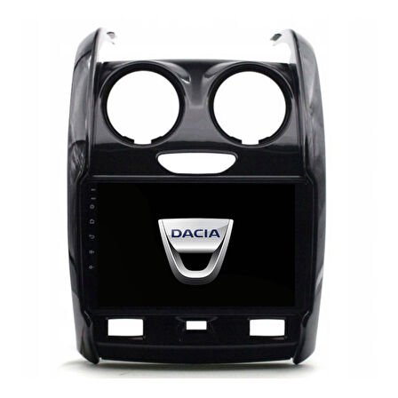 Dacia Duster Araç Multimedya Android Ekran Carplay Double Teyp 2+32 9" 13-17 P.Black BLUEWAY