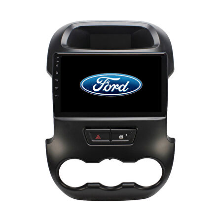 Ford Ranger Araç Multimedya Android Ekran Carplay Navigasyon Double Teyp 2+32 9" 10-15 Black BLUEWAY