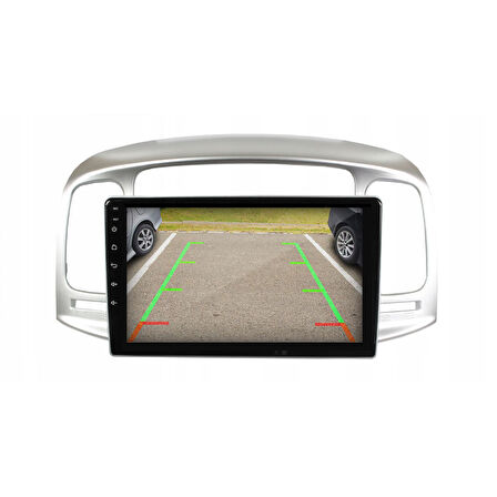 Hyundai Accent Era Araç Multimedya Android Ekran Carplay Double Teyp 2+32 9" 06-12 Silver BLUEWAY