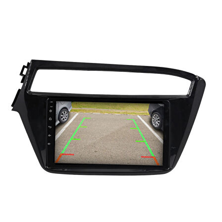 Hyundai i20 Araç Multimedya Android Ekran Carplay Double Teyp Navigasyon 2+32 9" 18-20 P.Black BLUEWAY