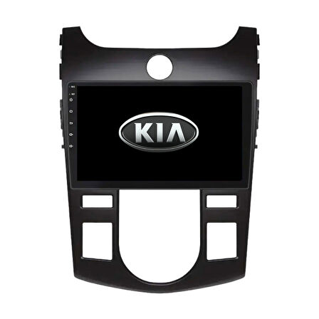 Kia Cerato Araç Multimedya Android Ekran Carplay Navigasyon Double Teyp 2+32 9" 08-10 Black BLUEWAY