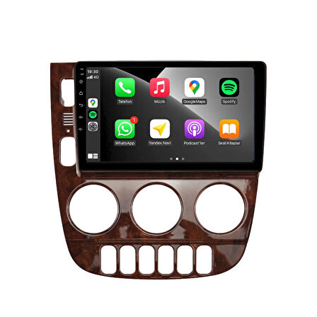 Mercedes Benz Ml Araç Multimedya Android Ekran Carplay Double Teyp 2+32 9" 01-05 Maun BLUEWAY