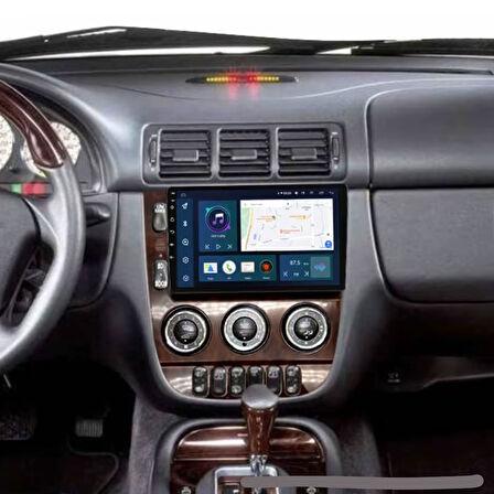Mercedes Benz Ml Araç Multimedya Android Ekran Carplay Double Teyp 2+32 9" 01-05 Maun BLUEWAY
