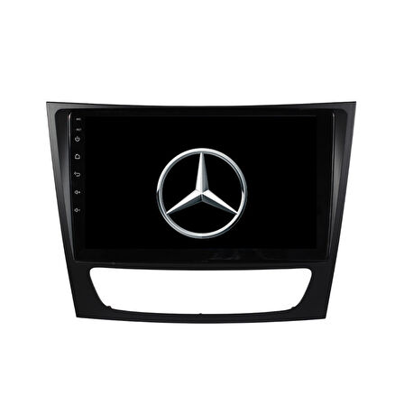 Mercedes E E Class W211 Araç Multimedya Android Ekran Carplay Double Teyp 2+32 9" 02-09 Black BLUEWAY