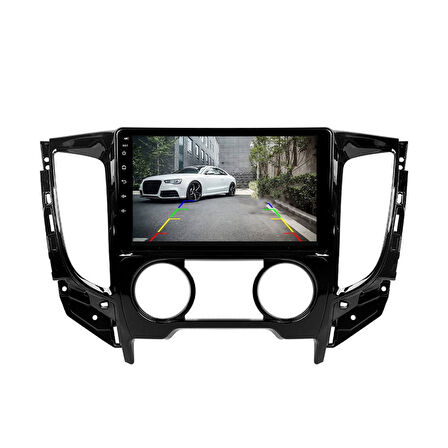 Mitsubishi L200 Araç Multimedya Android Ekran Carplay Navigasyon 2+32 9" 15-21 Analog P.Black BLUEWAY
