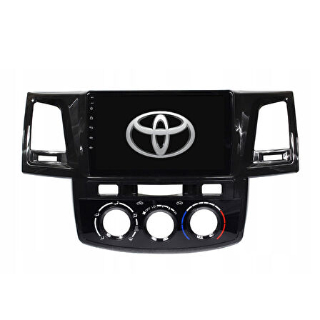 Toyota Hilux Araç Multimedya Android Ekran Carplay Double Teyp 2+32 9" 08-15 Analog P.Black BLUEWAY