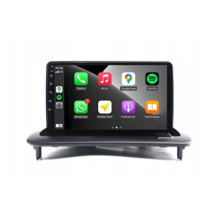 Volvo S40 Araç Multimedya Android Ekran Carplay Navigasyon Double Teyp 2+32 9" 05-07 Black BLUEWAY