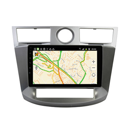 Chrysler Sebring Araç Multimedya Android Ekran Carplay Double Teyp 2+32 9" 07-10 Silver CADENCE