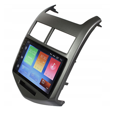 Chevrolet Aveo Araç Multimedya Android Ekran Carplay Navigasyon Double Teyp 2+32 9" 12-14 Gri CADENCE