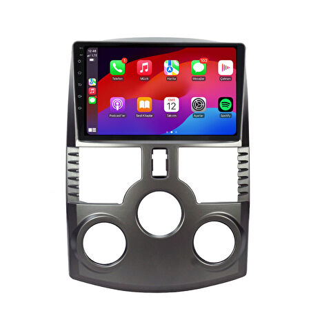 Daihatsu Terios Araç Multimedya Android Ekran Carplay Navigasyon Double Teyp 2+32 9" 07-11 Gri CADENCE
