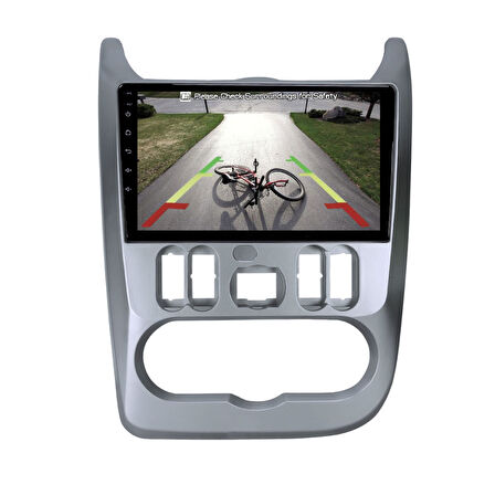Dacia Logan Araç Multimedya Android Ekran Carplay Navigasyon Double Teyp 2+32 9" 09-12 Silver CADENCE
