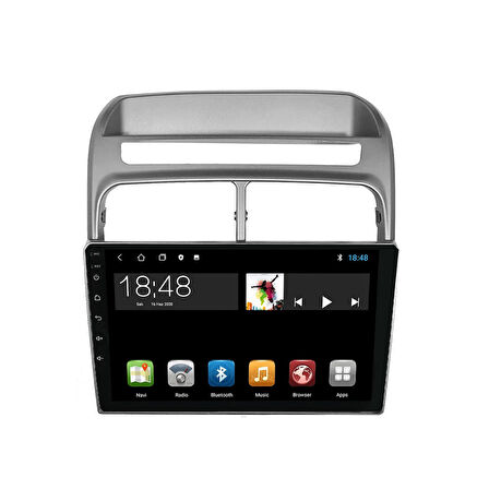 Fiat Linea Araç Multimedya Android Ekran Carplay Navigasyon Double Teyp 2+32 9" 09-16 Gri CADENCE