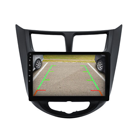 Hyundai Accent Blue Araç Multimedya Android Ekran Carplay Double Teyp 2+32 9" 11-18 Black CADENCE
